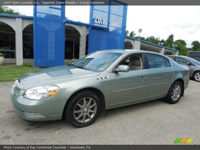 Sagemist Green Metallic / Cocoa/Cashmere 2007 Buick Lucerne CXL