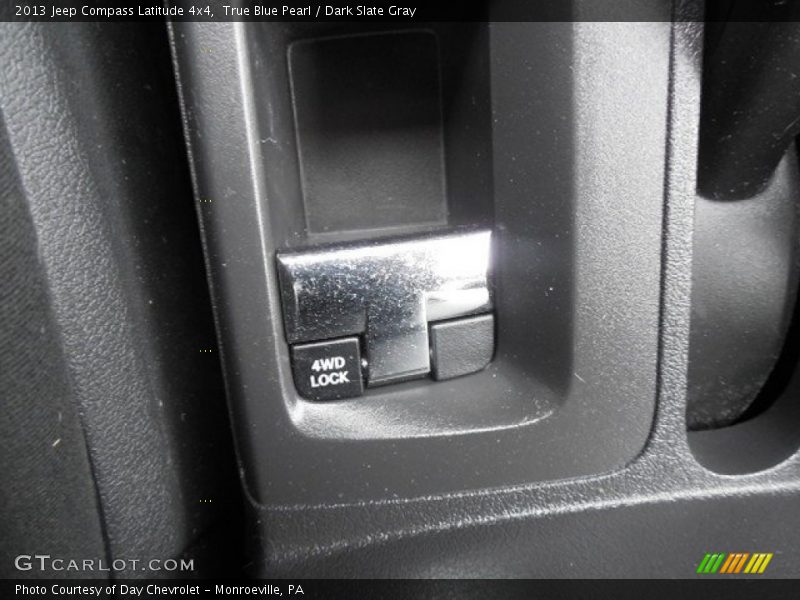 True Blue Pearl / Dark Slate Gray 2013 Jeep Compass Latitude 4x4