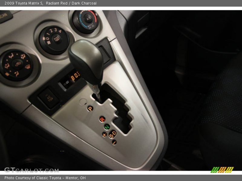 Radiant Red / Dark Charcoal 2009 Toyota Matrix S