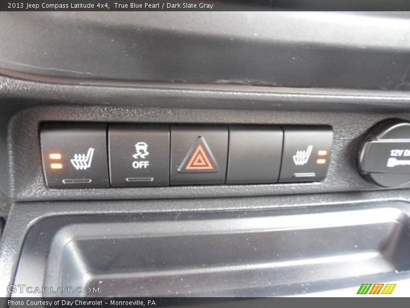 True Blue Pearl / Dark Slate Gray 2013 Jeep Compass Latitude 4x4