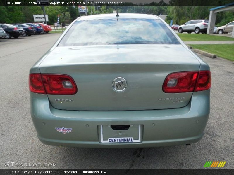 Sagemist Green Metallic / Cocoa/Cashmere 2007 Buick Lucerne CXL