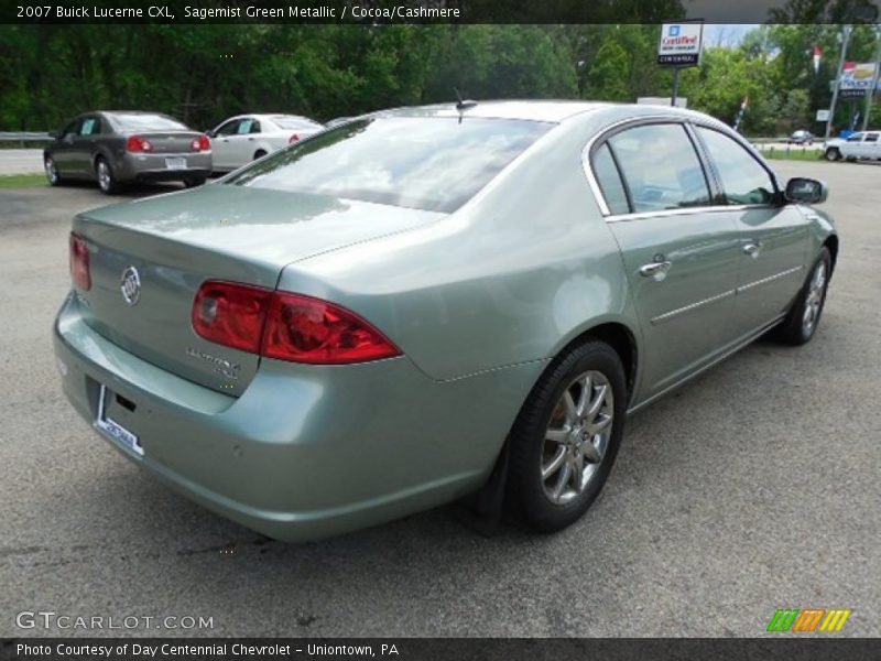 Sagemist Green Metallic / Cocoa/Cashmere 2007 Buick Lucerne CXL