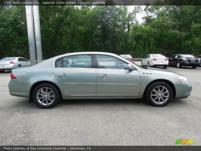 Sagemist Green Metallic / Cocoa/Cashmere 2007 Buick Lucerne CXL