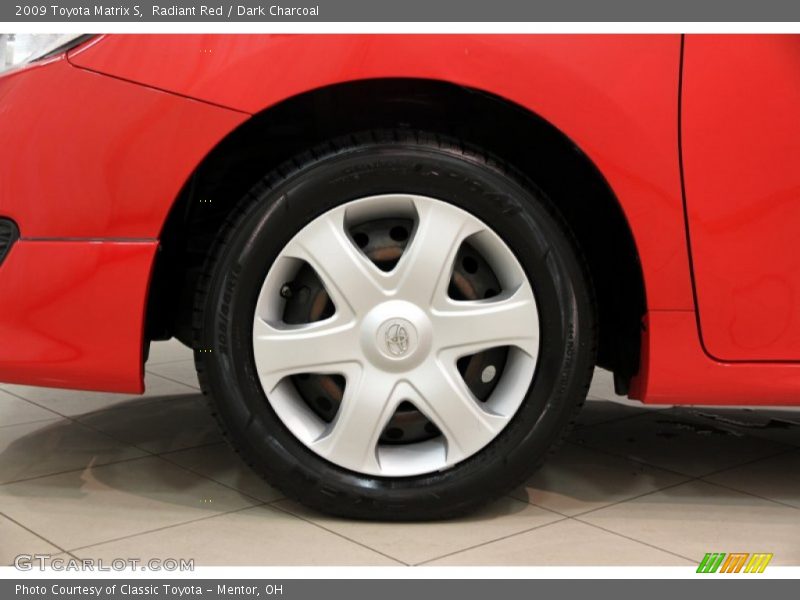 Radiant Red / Dark Charcoal 2009 Toyota Matrix S