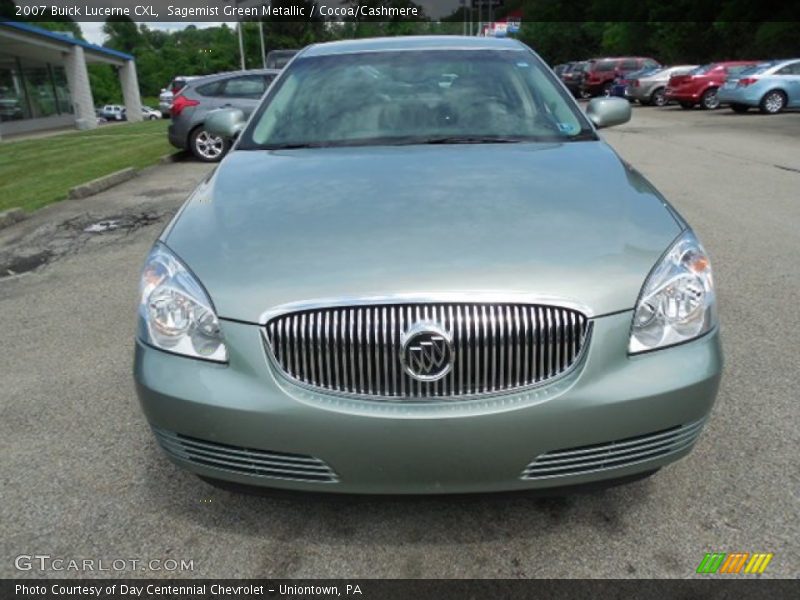 Sagemist Green Metallic / Cocoa/Cashmere 2007 Buick Lucerne CXL