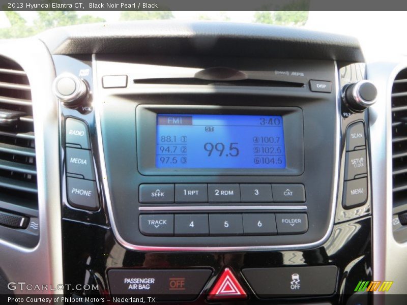 Black Noir Pearl / Black 2013 Hyundai Elantra GT