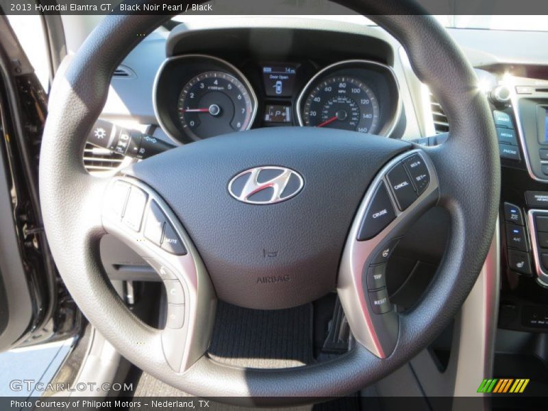 Black Noir Pearl / Black 2013 Hyundai Elantra GT
