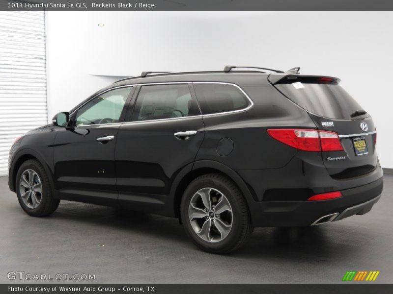 Becketts Black / Beige 2013 Hyundai Santa Fe GLS