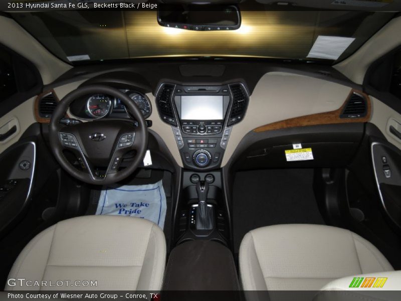 Becketts Black / Beige 2013 Hyundai Santa Fe GLS