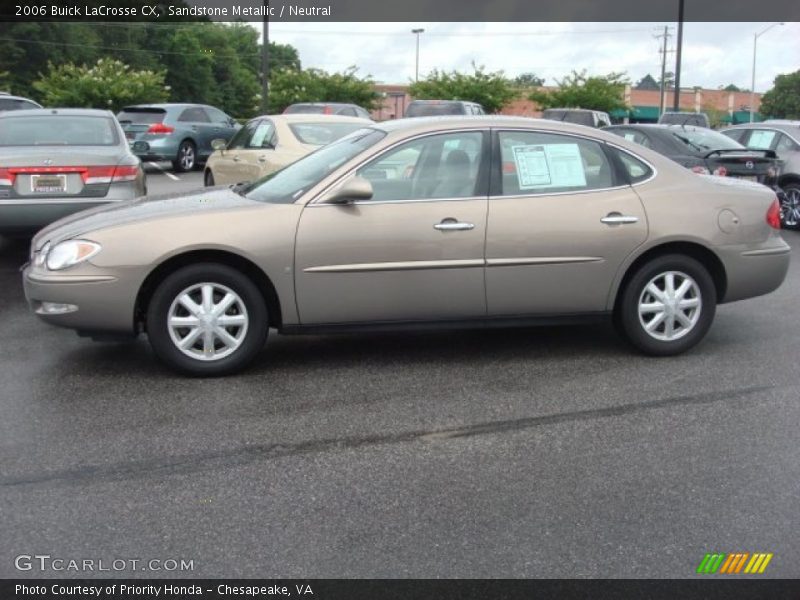 Sandstone Metallic / Neutral 2006 Buick LaCrosse CX