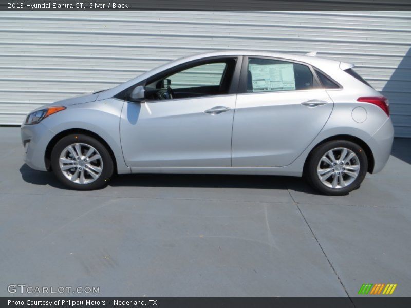 Silver / Black 2013 Hyundai Elantra GT