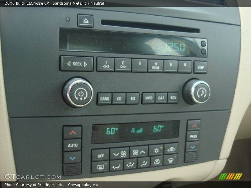 Sandstone Metallic / Neutral 2006 Buick LaCrosse CX