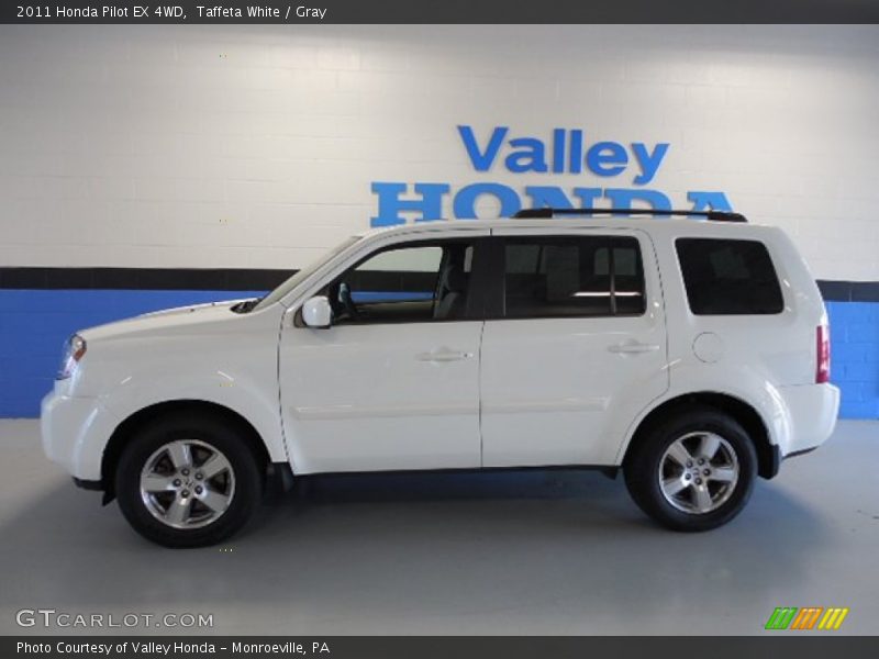 Taffeta White / Gray 2011 Honda Pilot EX 4WD