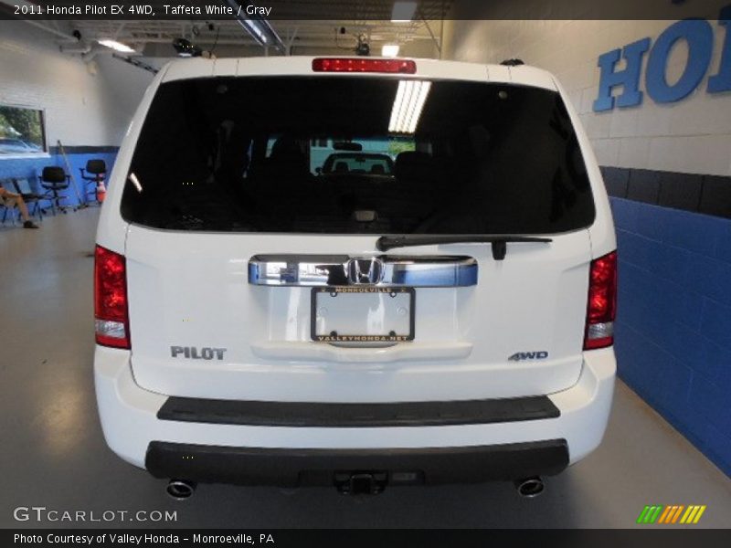 Taffeta White / Gray 2011 Honda Pilot EX 4WD