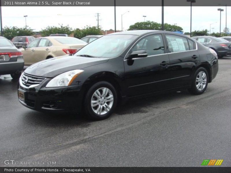 Super Black / Charcoal 2011 Nissan Altima 2.5 SL