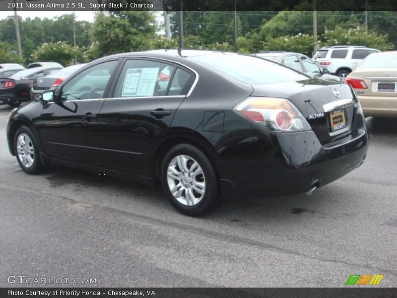 Super Black / Charcoal 2011 Nissan Altima 2.5 SL
