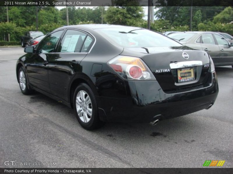 Super Black / Charcoal 2011 Nissan Altima 2.5 SL