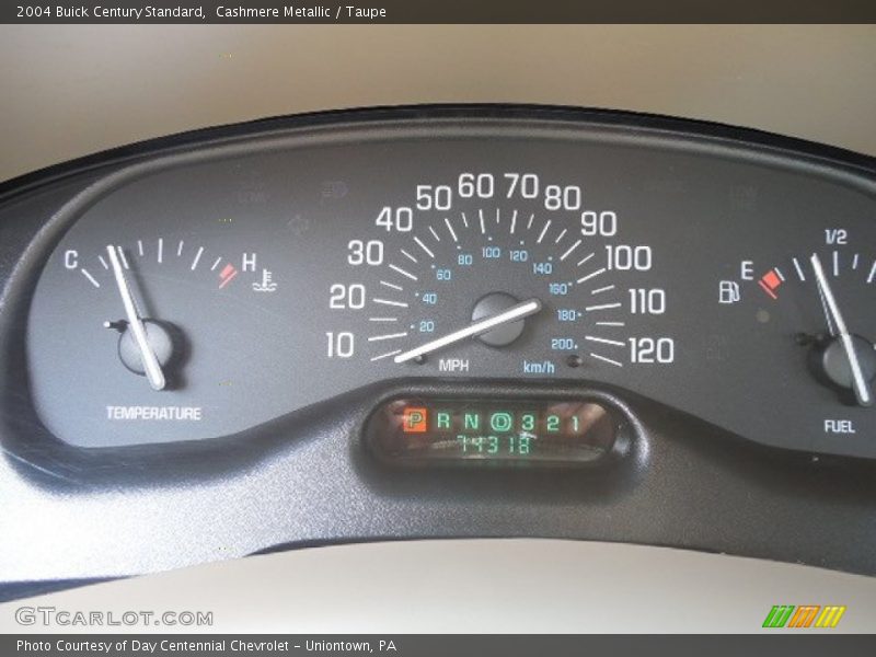 Cashmere Metallic / Taupe 2004 Buick Century Standard