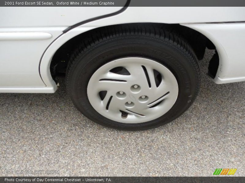 Oxford White / Medium Graphite 2001 Ford Escort SE Sedan