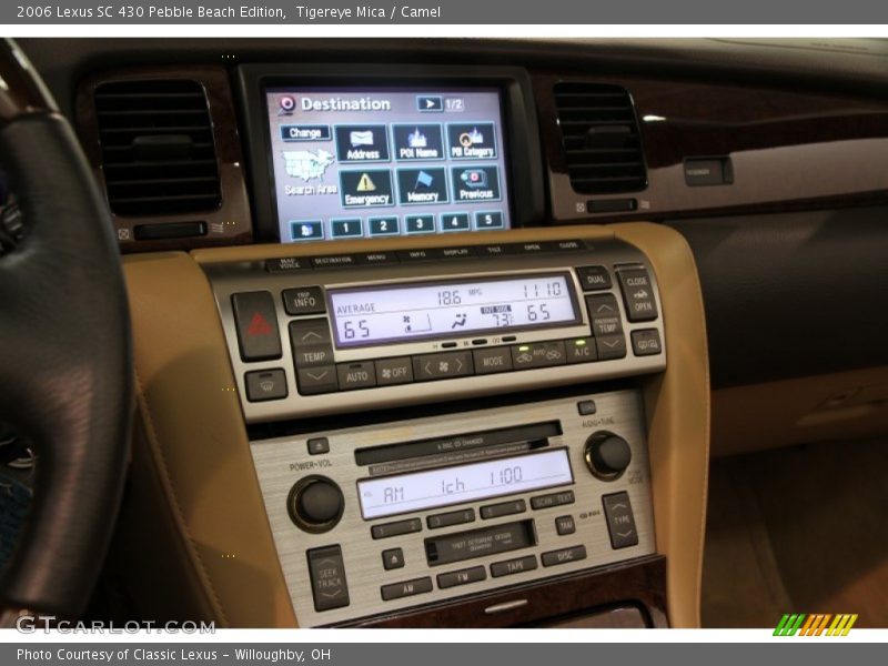 Controls of 2006 SC 430 Pebble Beach Edition