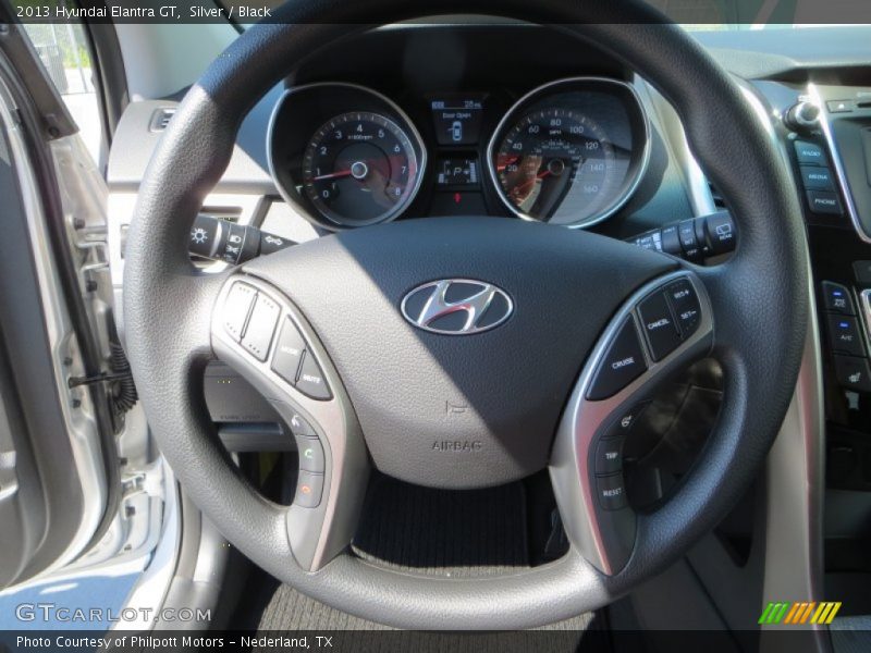 Silver / Black 2013 Hyundai Elantra GT