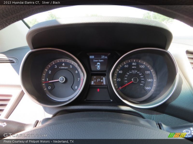 Silver / Black 2013 Hyundai Elantra GT