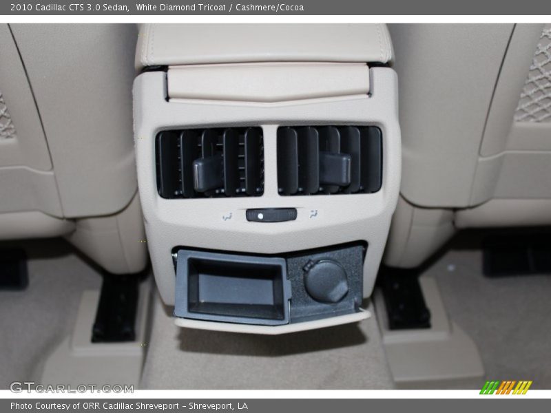 White Diamond Tricoat / Cashmere/Cocoa 2010 Cadillac CTS 3.0 Sedan