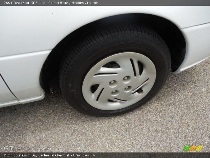 Oxford White / Medium Graphite 2001 Ford Escort SE Sedan