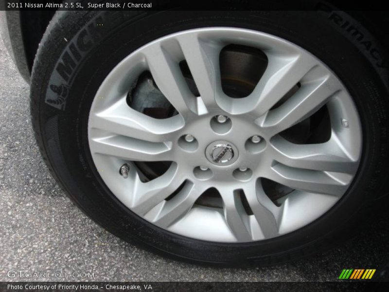 Super Black / Charcoal 2011 Nissan Altima 2.5 SL