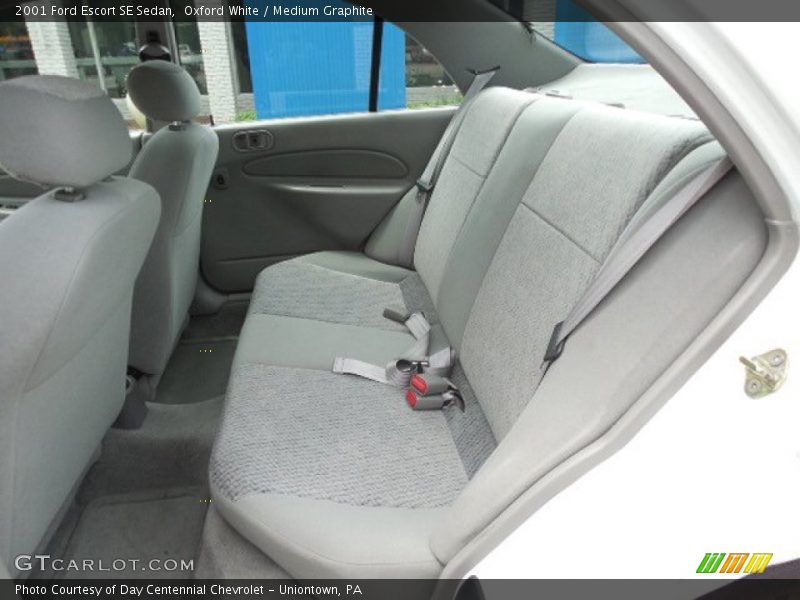 Oxford White / Medium Graphite 2001 Ford Escort SE Sedan