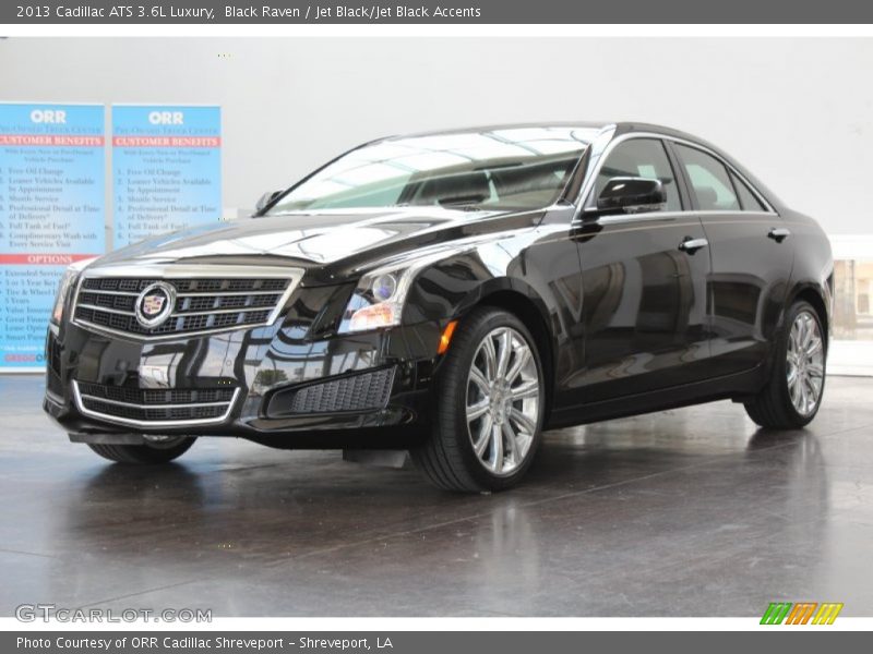 Black Raven / Jet Black/Jet Black Accents 2013 Cadillac ATS 3.6L Luxury