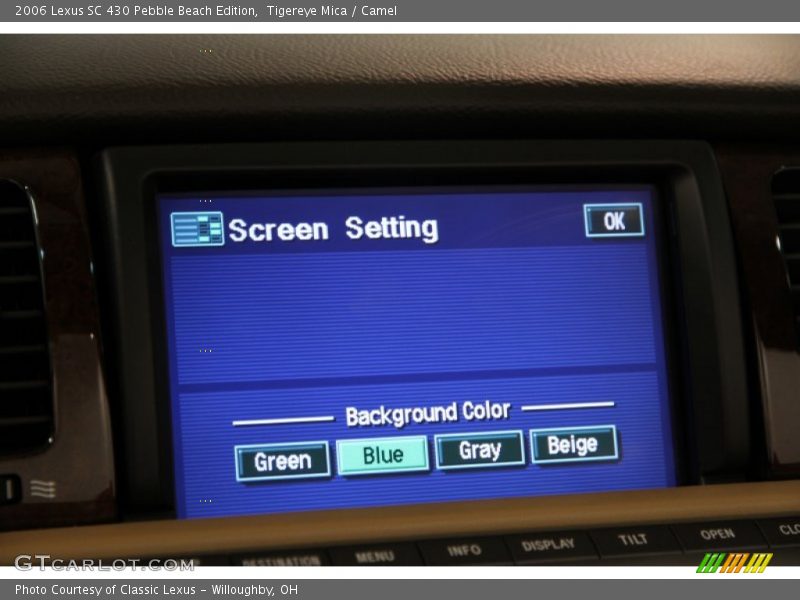 Tigereye Mica / Camel 2006 Lexus SC 430 Pebble Beach Edition