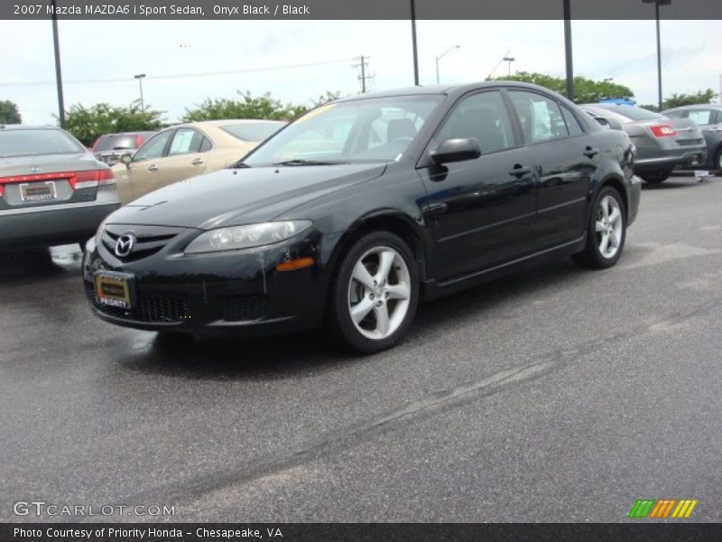 Onyx Black / Black 2007 Mazda MAZDA6 i Sport Sedan