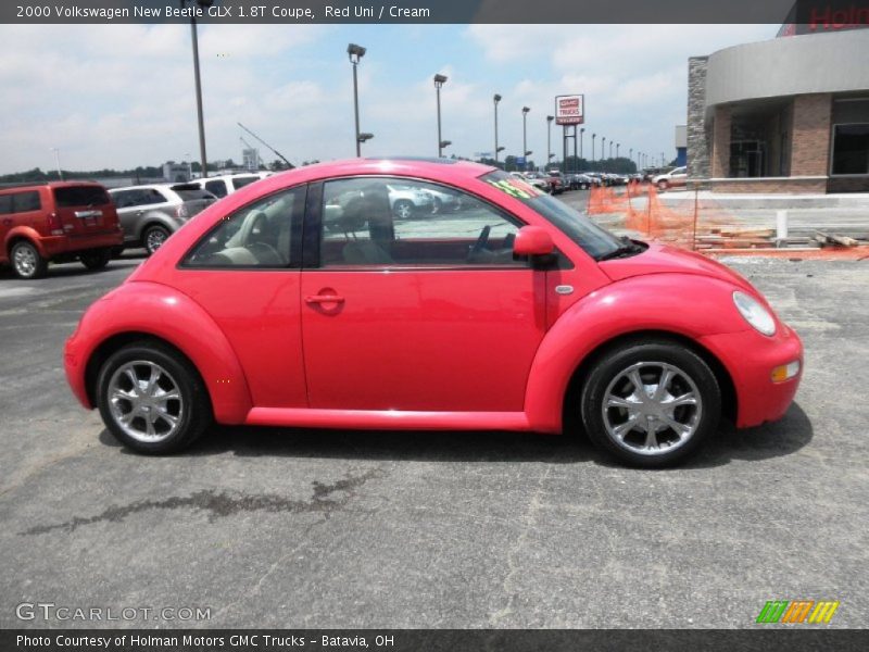 Red Uni / Cream 2000 Volkswagen New Beetle GLX 1.8T Coupe