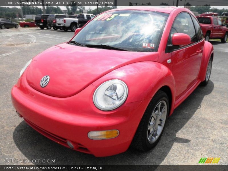 Red Uni / Cream 2000 Volkswagen New Beetle GLX 1.8T Coupe