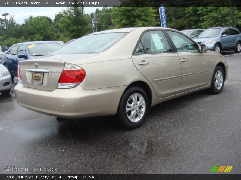 Desert Sand Mica / Taupe 2006 Toyota Camry LE V6