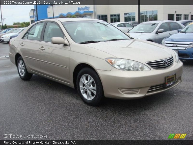 Desert Sand Mica / Taupe 2006 Toyota Camry LE V6