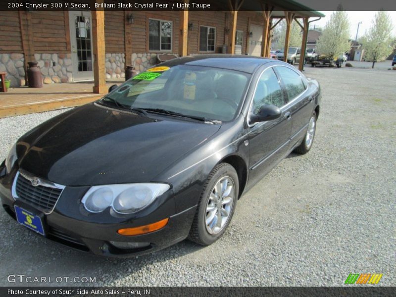 Brilliant Black Crystal Pearl / Light Taupe 2004 Chrysler 300 M Sedan