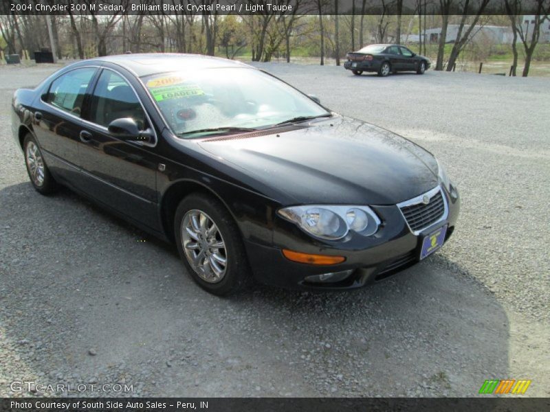 Brilliant Black Crystal Pearl / Light Taupe 2004 Chrysler 300 M Sedan