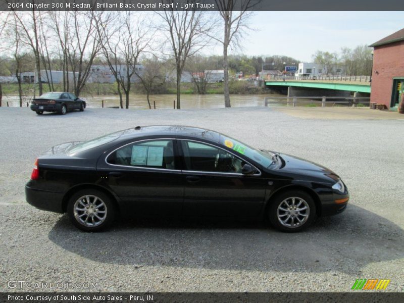 Brilliant Black Crystal Pearl / Light Taupe 2004 Chrysler 300 M Sedan