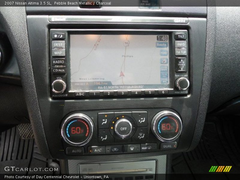 Pebble Beach Metallic / Charcoal 2007 Nissan Altima 3.5 SL