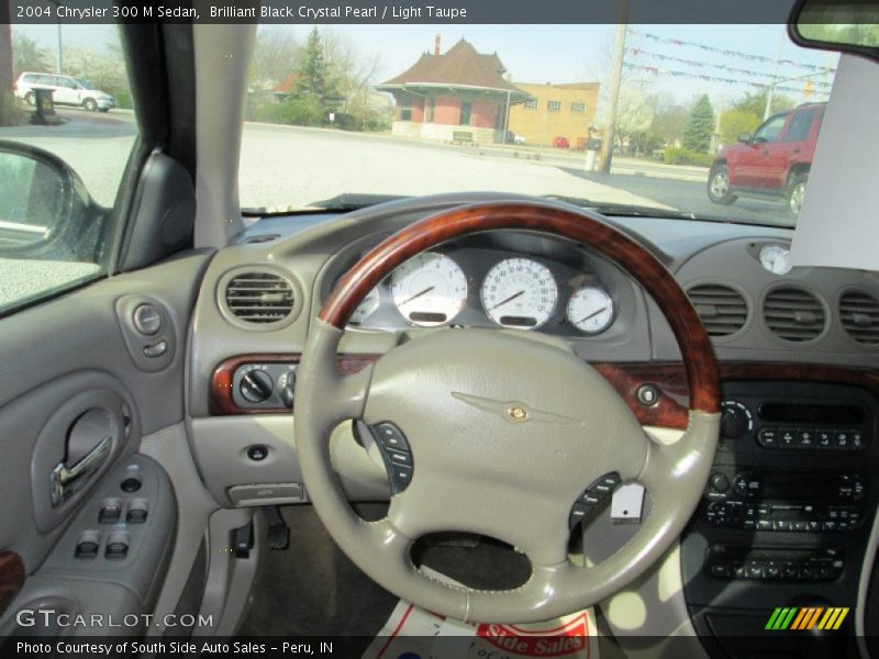 Brilliant Black Crystal Pearl / Light Taupe 2004 Chrysler 300 M Sedan
