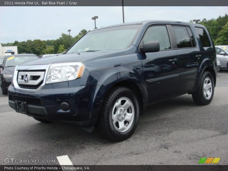 Bali Blue Pearl / Gray 2011 Honda Pilot LX