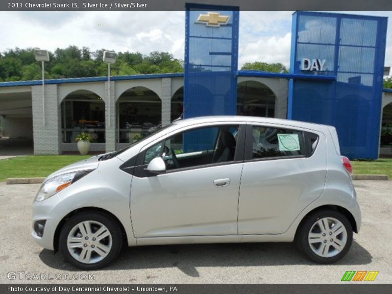 Silver Ice / Silver/Silver 2013 Chevrolet Spark LS