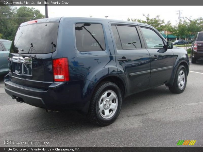 Bali Blue Pearl / Gray 2011 Honda Pilot LX