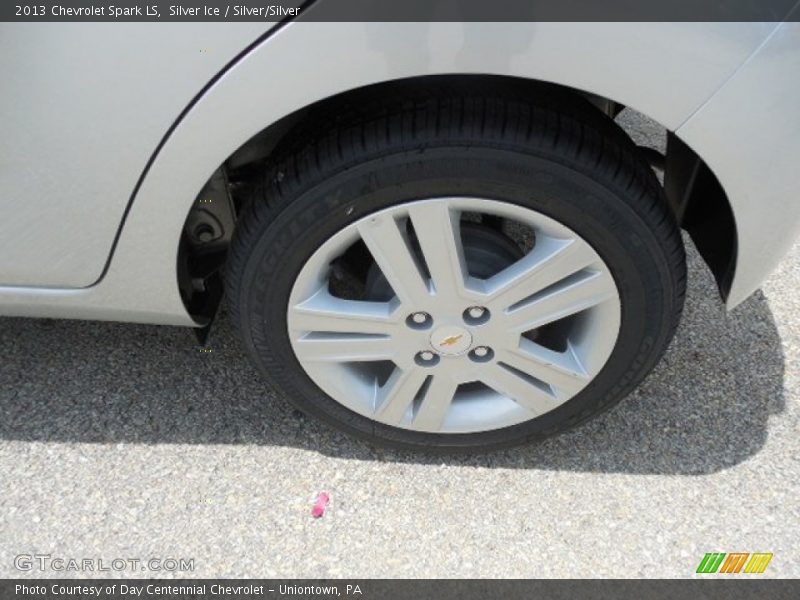 Silver Ice / Silver/Silver 2013 Chevrolet Spark LS