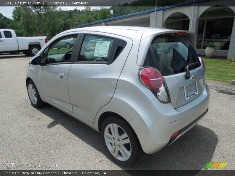 Silver Ice / Silver/Silver 2013 Chevrolet Spark LS