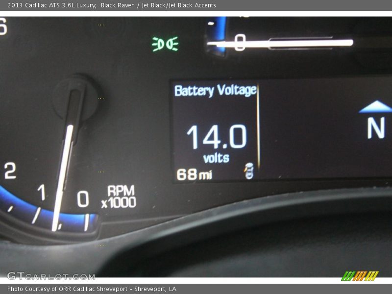 Black Raven / Jet Black/Jet Black Accents 2013 Cadillac ATS 3.6L Luxury