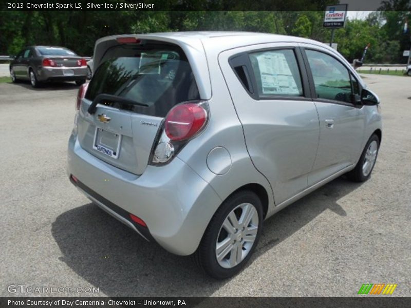 Silver Ice / Silver/Silver 2013 Chevrolet Spark LS