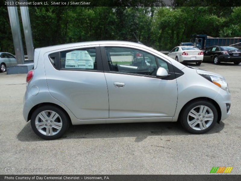 Silver Ice / Silver/Silver 2013 Chevrolet Spark LS